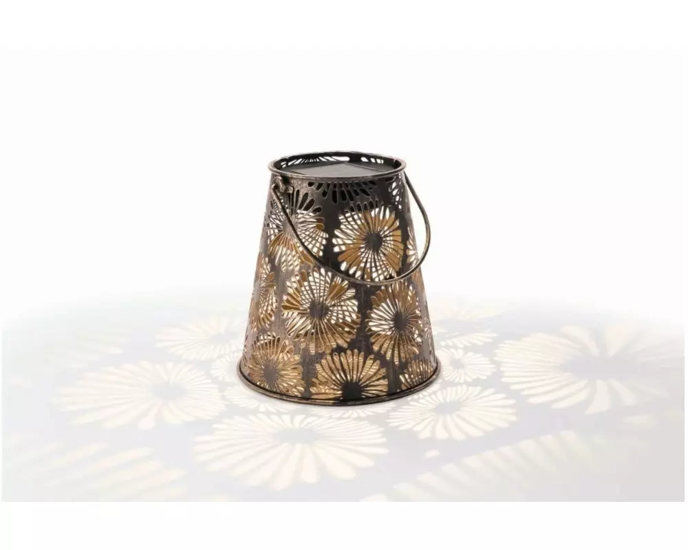 STT Laterne Solar Antic Alice, Ø 15 x 16 cm, Anthrazit