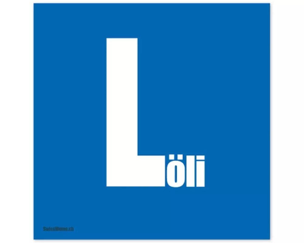 Swissmeme Scherzartikel Automagnet Löli, 16 x 16 x 0.2 cm