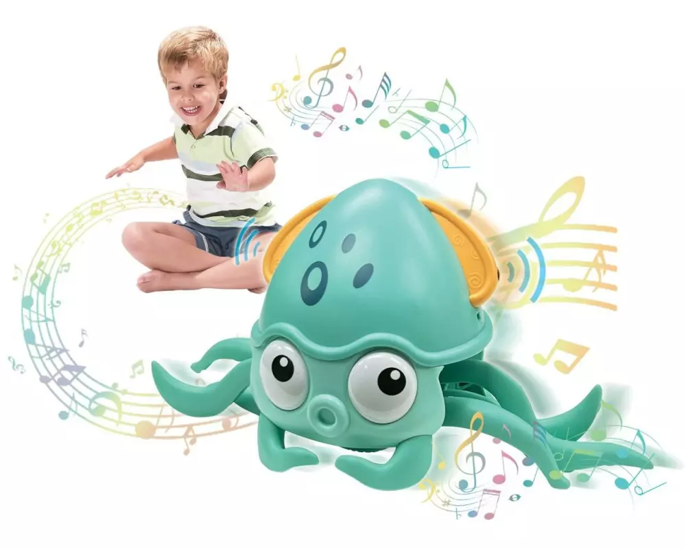 Totally Laufender Oktopus mit Sound & Sensor