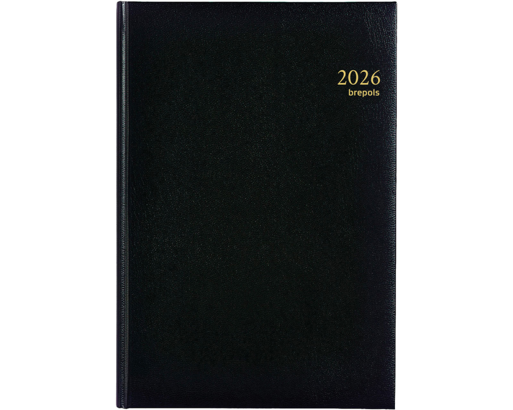 BREPOLS Agenda Omega Lima Kul. 2026 0.030.1256 1W/2S schwarz 21x29cm