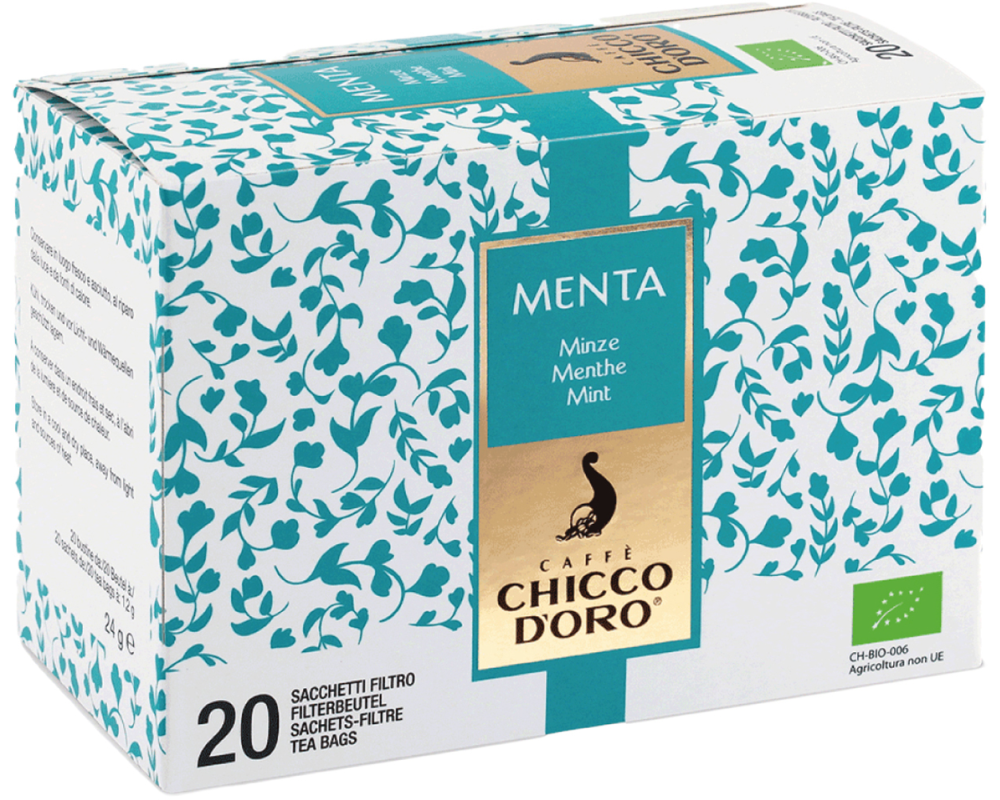 CHICCO D'ORO Bio-Pfefferminztee 900911 1.2g, 20 Stk.