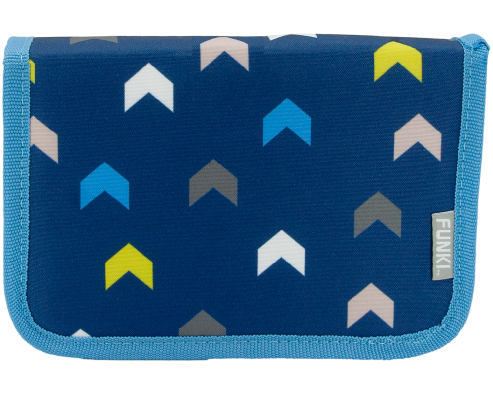 FUNKI Etui Kicker 6012.618 blau/Multicolor 205x140x45mm