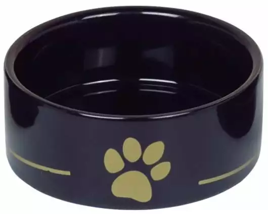 Nobby Keramiknapf Golden Paw, Ø 12, 0.25 I, Schwarz