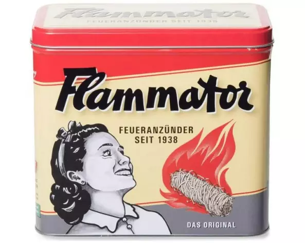 Flammator Grillanzünder mit Nostalgiedose, 50 Stück