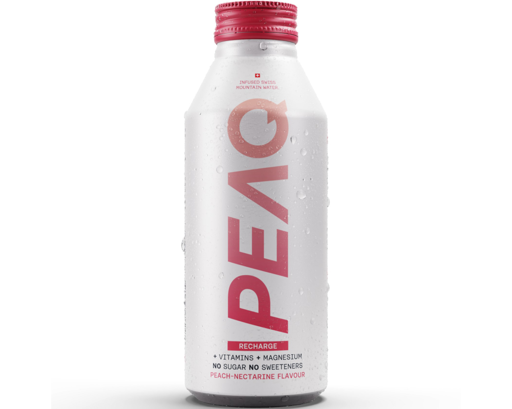 PEAQ Recharge Peach-Nectarine 12 x 473 ml