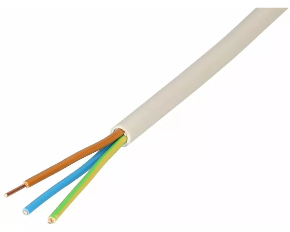 Max Hauri Installationskabel TT 3x 1.5 mm2, 50 m, Grau