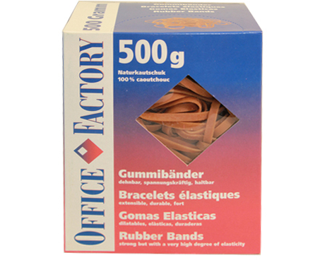 SMART OFFICE Gummibänder 150mmx6mm 605568 Naturkautschuk 500g
