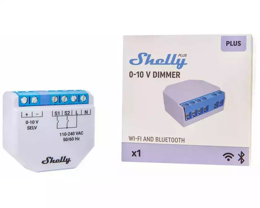 Shelly WLAN-Dimmaktor Dimmer 0-10 V