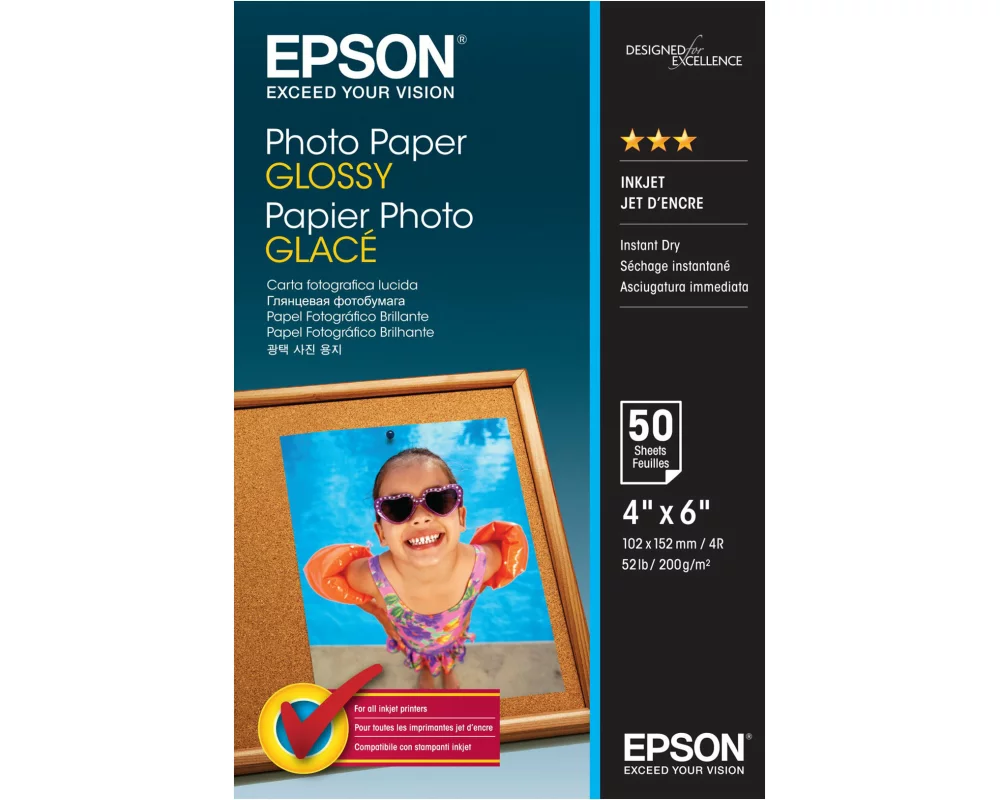 Photo Paper Glossy 10x15cm 50 sheet