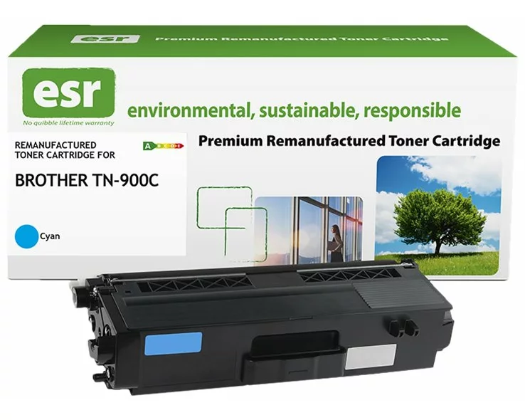 ESR Toner cartridge compatible with Brother TN-900C cyan remanufactured 6.000 pages