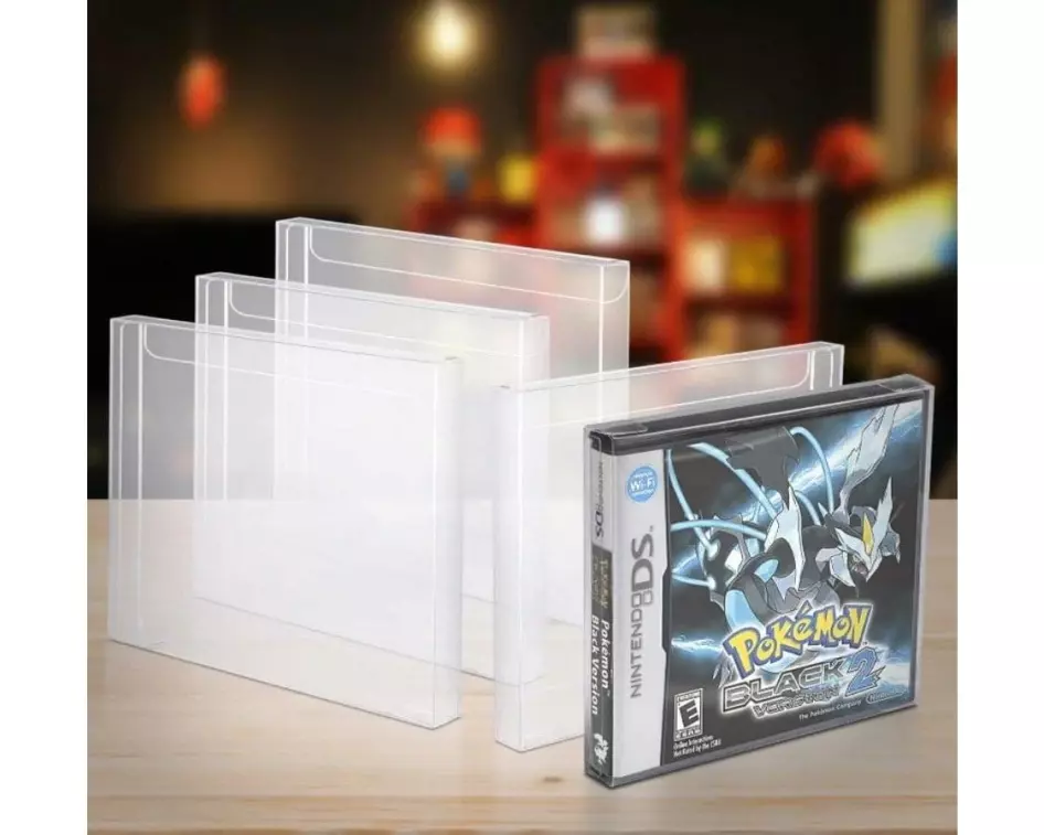 EvoRetro Kartenbox Gehäuse Nintendo DS Spiele 25 Stück, 0.4 mm, PET
