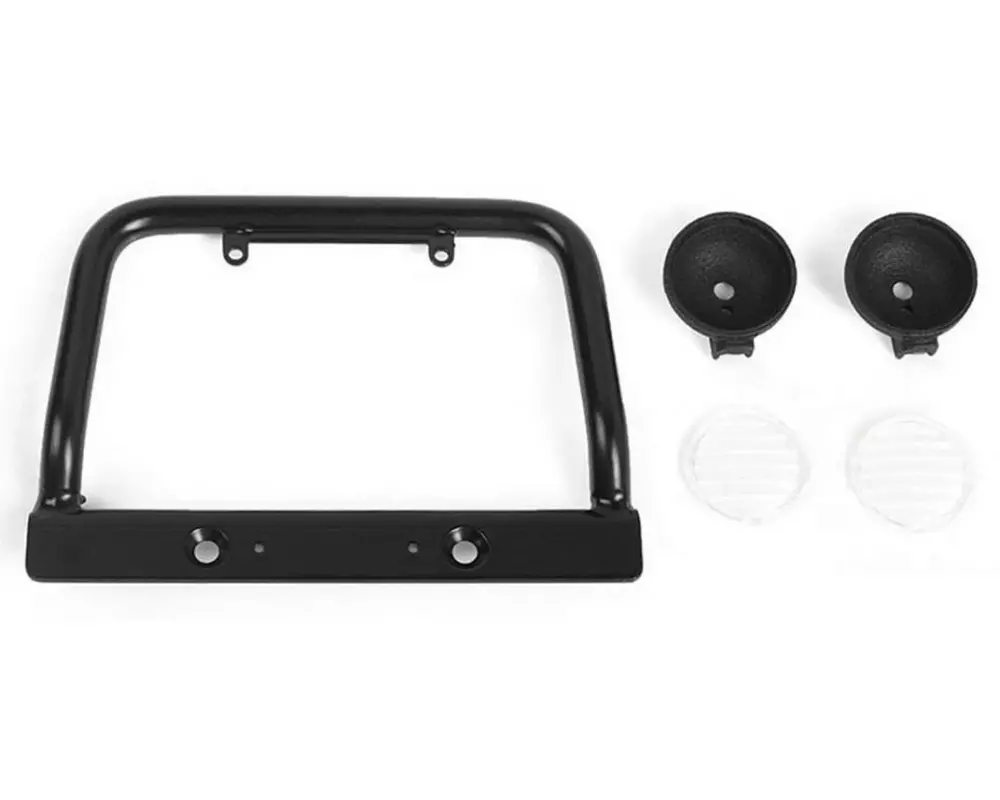 RC4WD Modellbau-Stossstange Push Bar Klare Flutlichtern D90