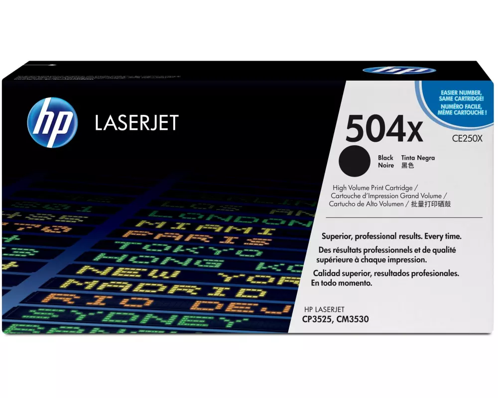 HP Toner Nr. 504X (CE250X) Black