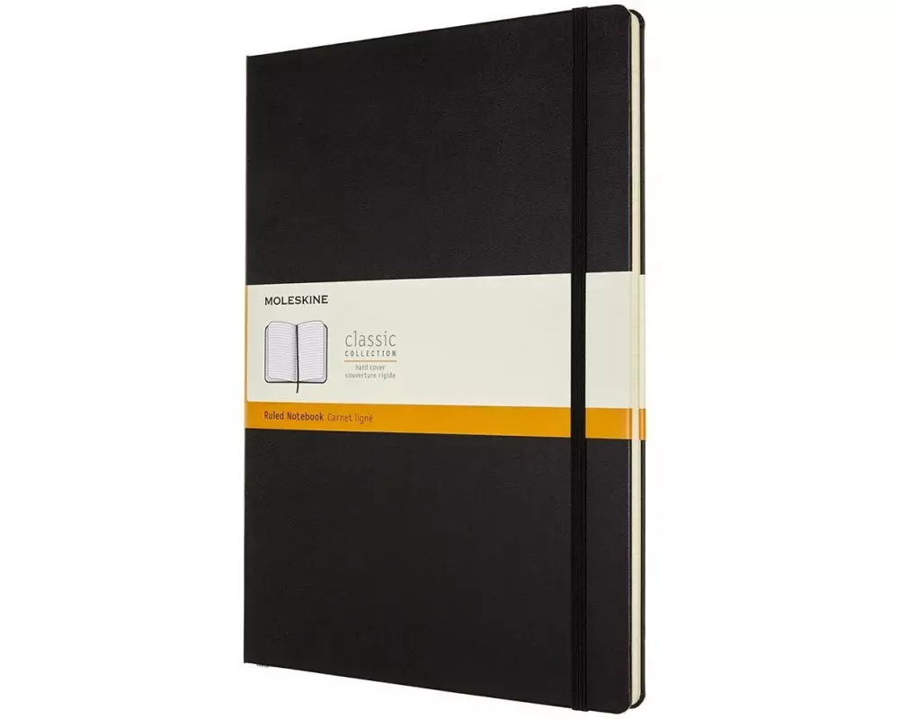 Moleskine Notizbuch Classic A4 Liniert, Hardcover, 192 Seiten