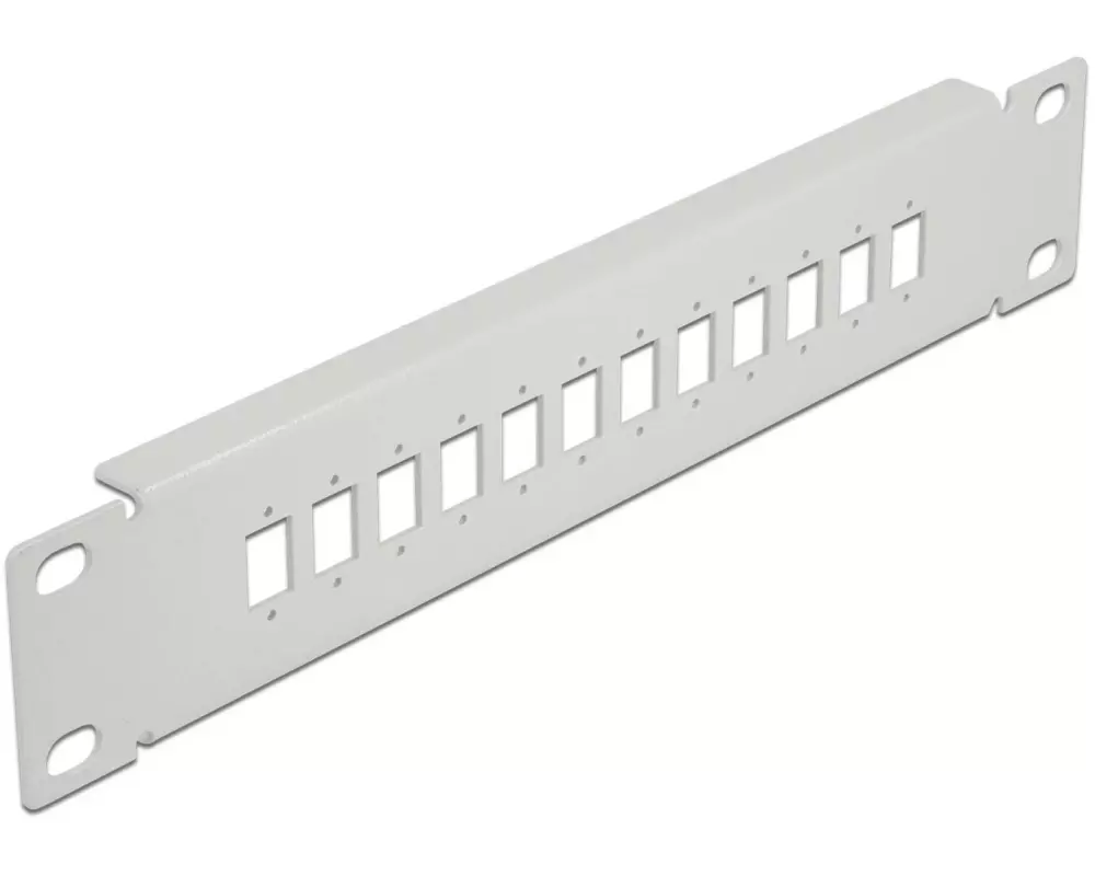 Delock Verteilerplatte 10″ LWL Patchpanel 12 Port für SC / LC