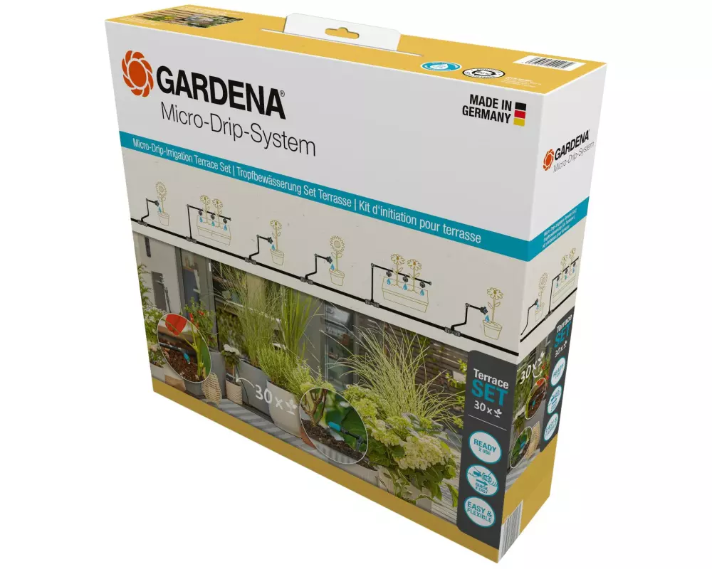 GARDENA Start-Set Tropfbewässerung für Terrassen Micro-Drip-System
