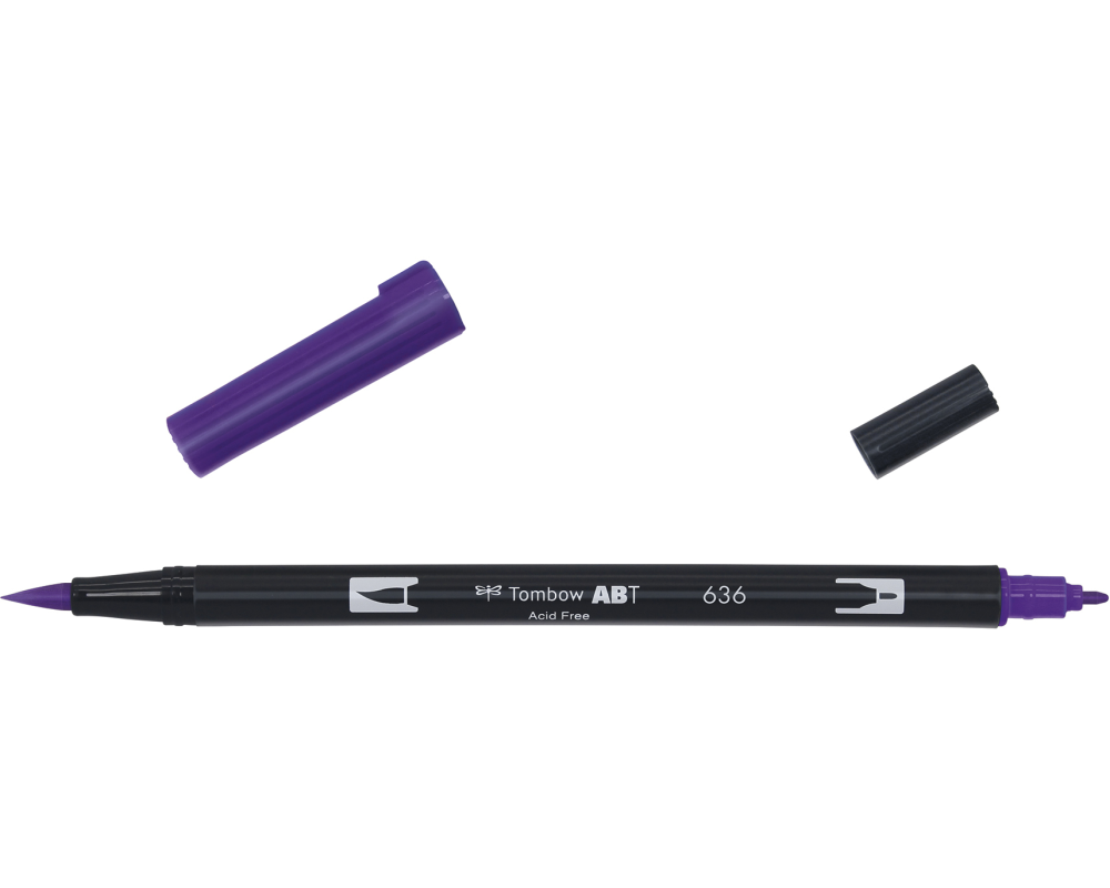TOMBOW Dual Brush Pen ABT 636 imperial purple