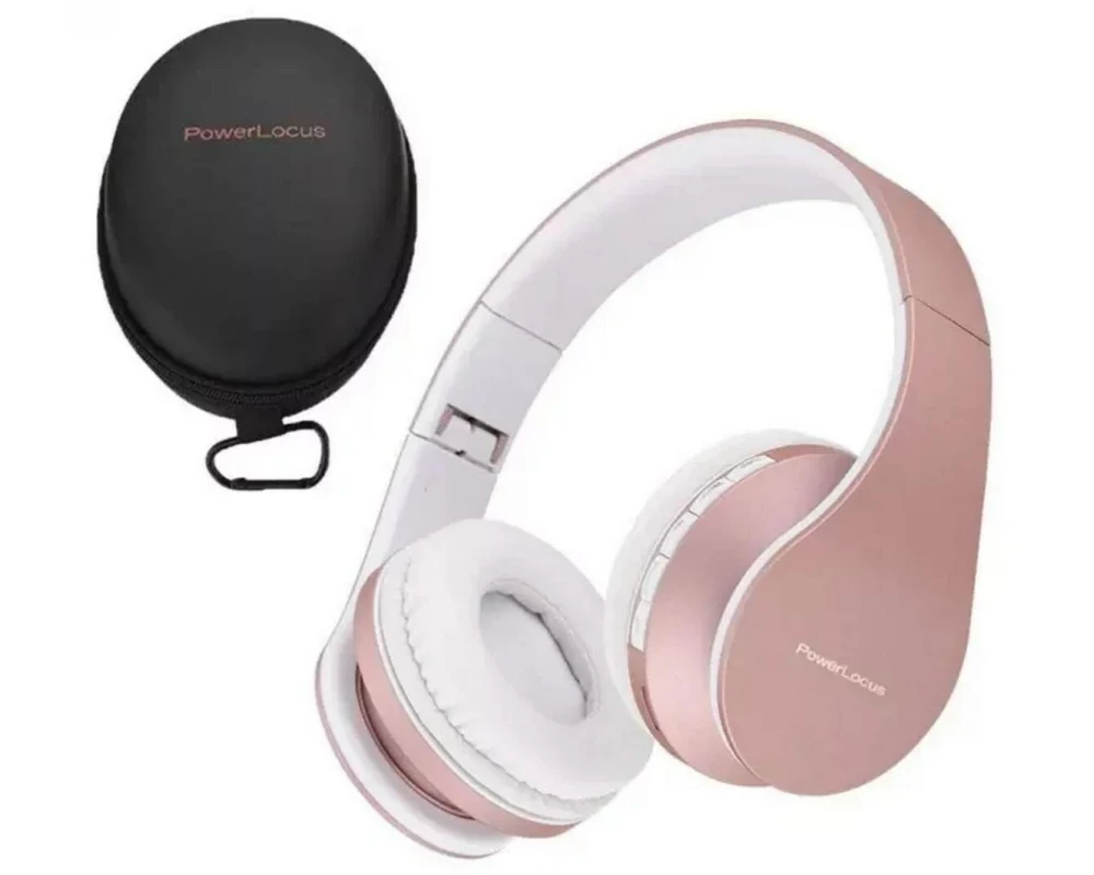 PowerLocus P1 Rosa kabellos Over-Ear 85 dB Kinder