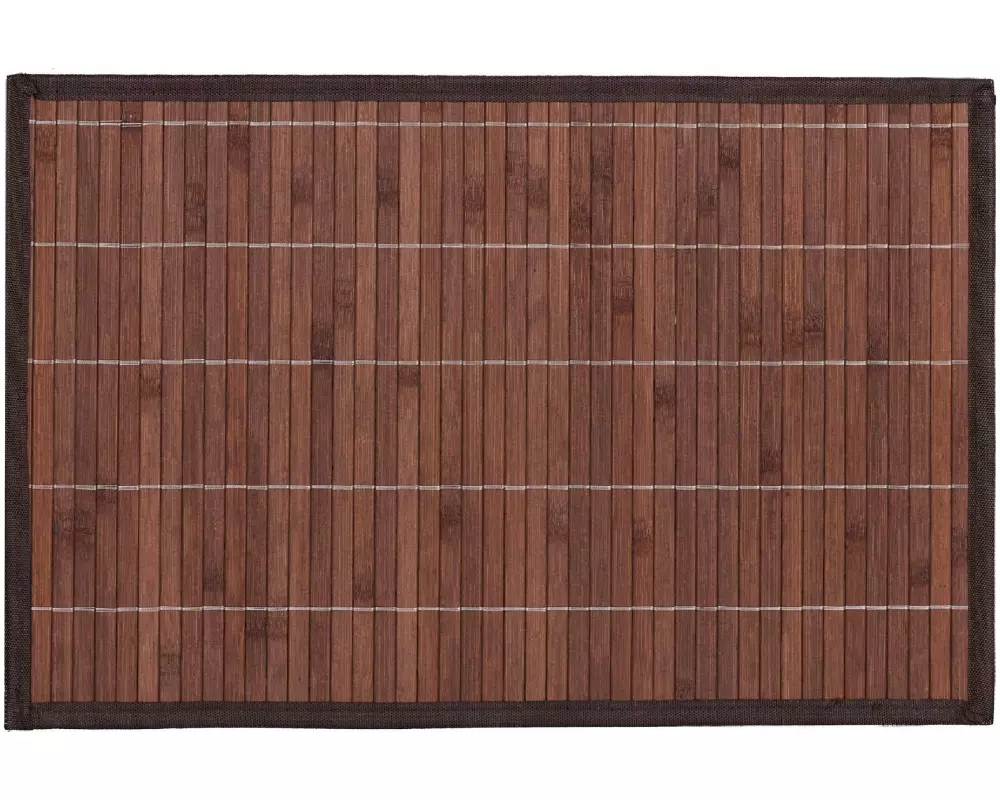 relaxdays Tischset Bambus 45 x 30 cm, Braun, 4 Stück