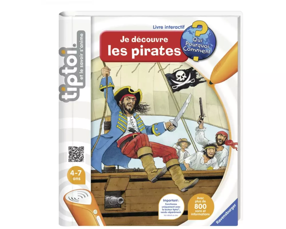 tiptoi Lernbuch Je découvre les pirates -FR-