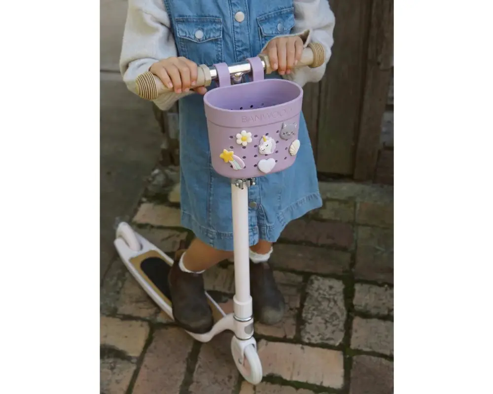 Banwood Korb Pin & Ride Lavender