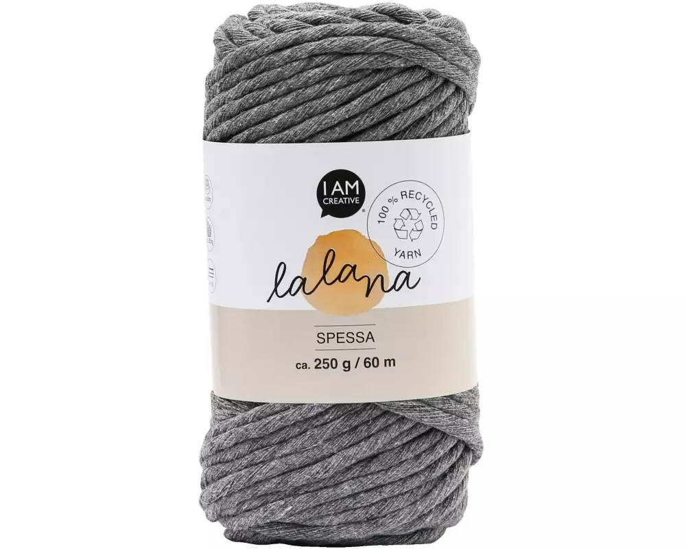 lalana Wolle Spessa 250 g, Grau