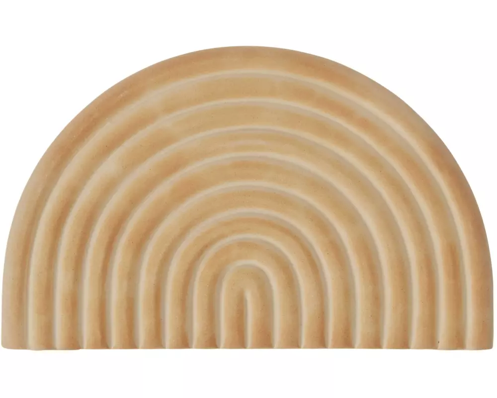 OYOY Servierplatte Rainbow Hellbraun