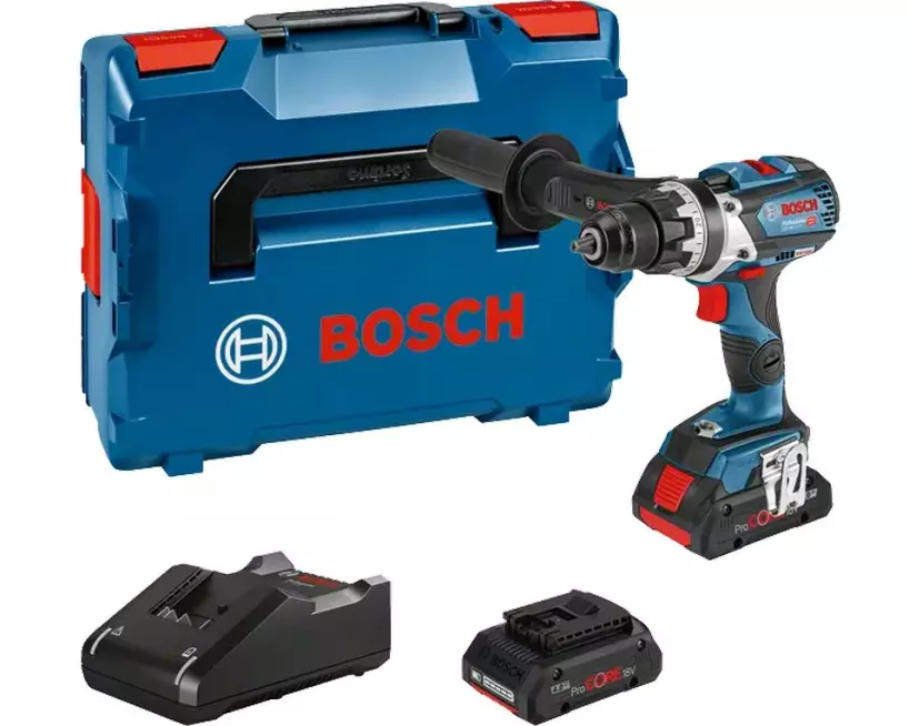 Bosch Professional Akku-Bohrschrauber GSR 18 V-110 C + 2x 4.0Ah + GAL 18 V-40