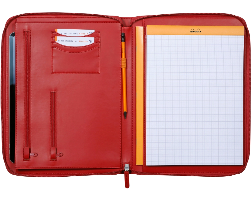 RHODIA Konferenzmappe A4 168122C rot