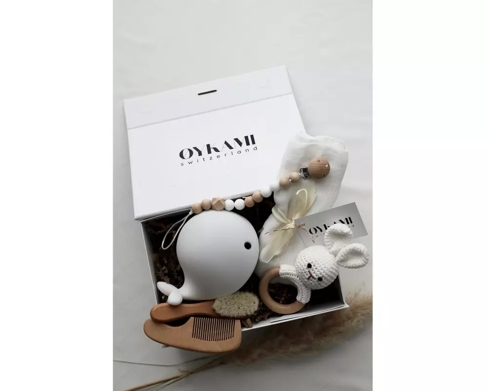 Oykami Geschenkset Athen Weiss mit Wal