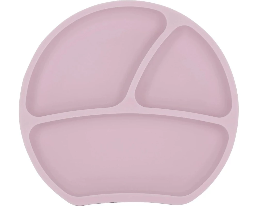 Kindsgut Kinderteller unterteilt Zartrosa