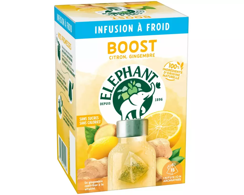 Eléphant Teebeutel Cold Infusion a Froid Boost 15 Stück