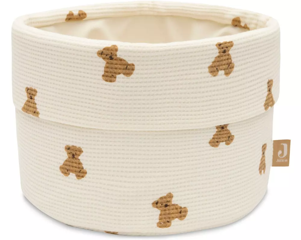 Jollein Pflegekörbchen Little Waffle – Mini Teddy Bear