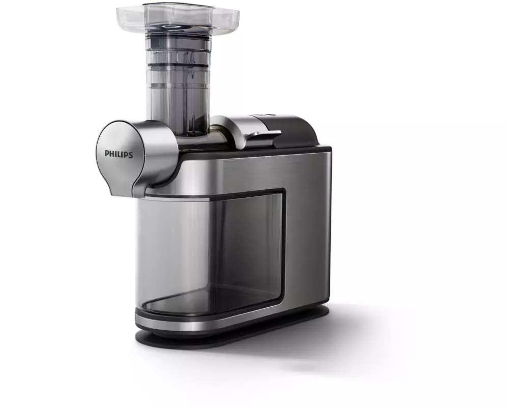Philips Slow Juicer Avance Collection HR1949/20, Schwarz/Silber