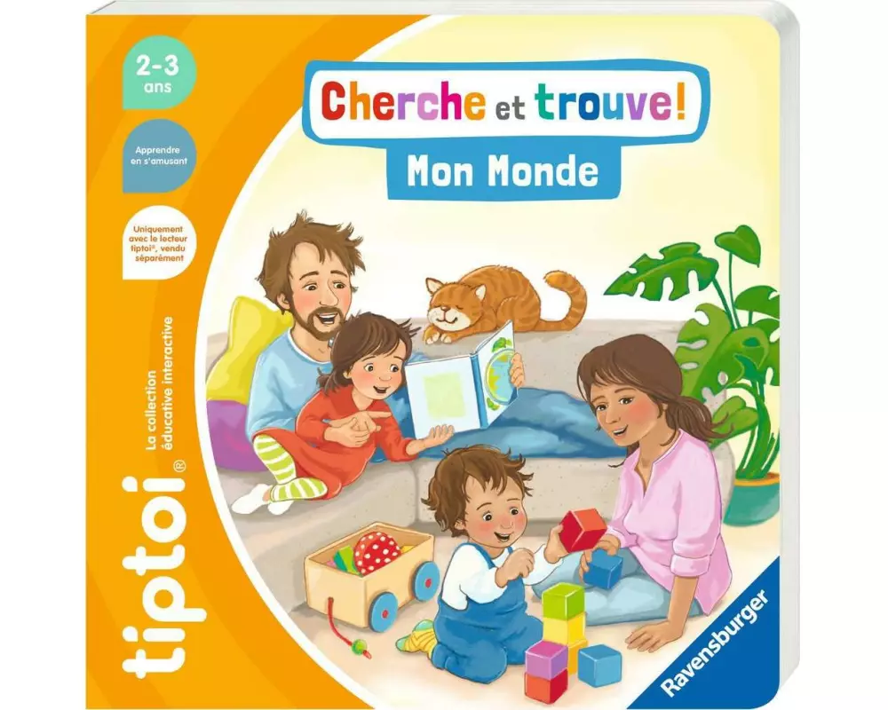 tiptoi Lernbuch Cherche et Trouve Mon Monde -FR-