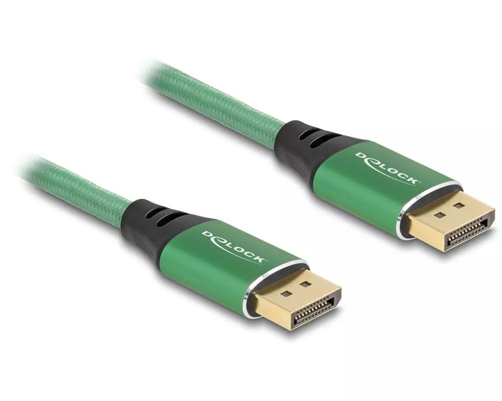 Delock Kabel 16K 60 Hz DisplayPort - DisplayPort, 1 m, Grün