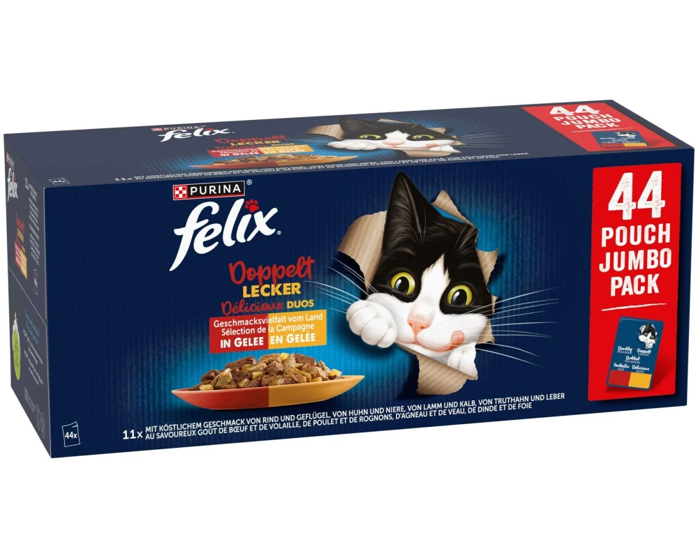 Felix Nassfutter Doppelt Lecker 44 x 85 g