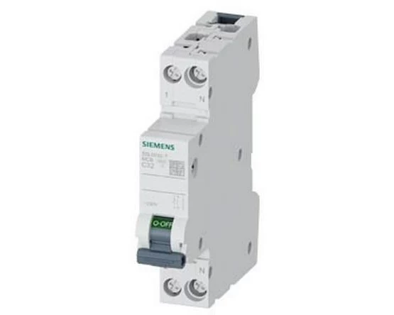 Siemens Leitungsschutzschalter 230 V 6kA, 1+N-polig/1TE C32
