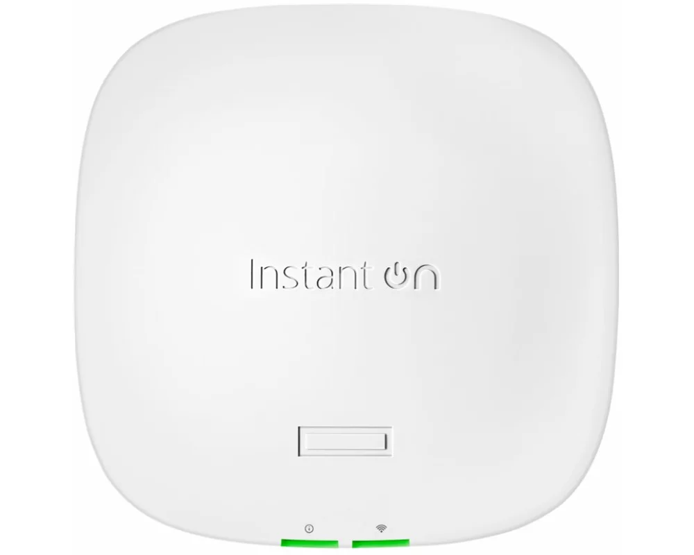 HPE Networking Instant On AP21 Access Point, RW, Dual Radio, 2x2, Wi-Fi 6, Indoor, Bundle, Includes 12V/18W Power Adaptor