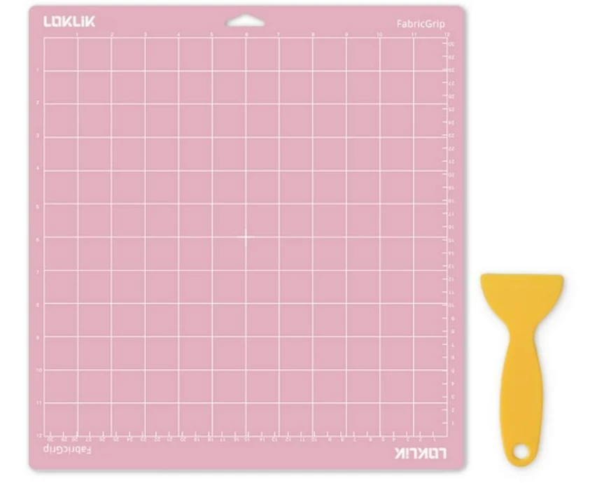 LOKLIK Schneidematte Stoff klebend Pink