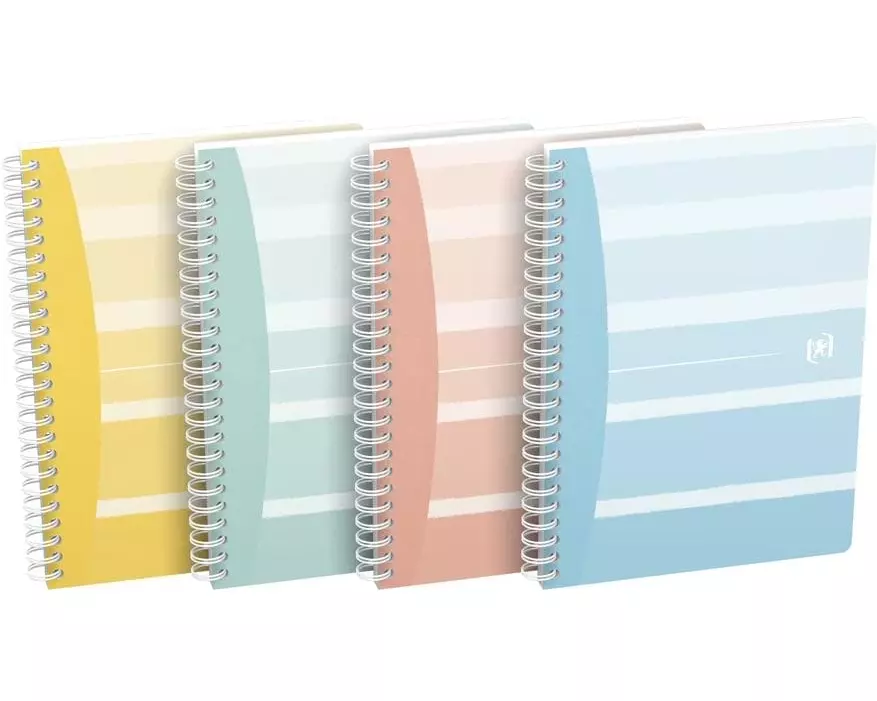 Oxford Notizheft A5, kariert, assortiert