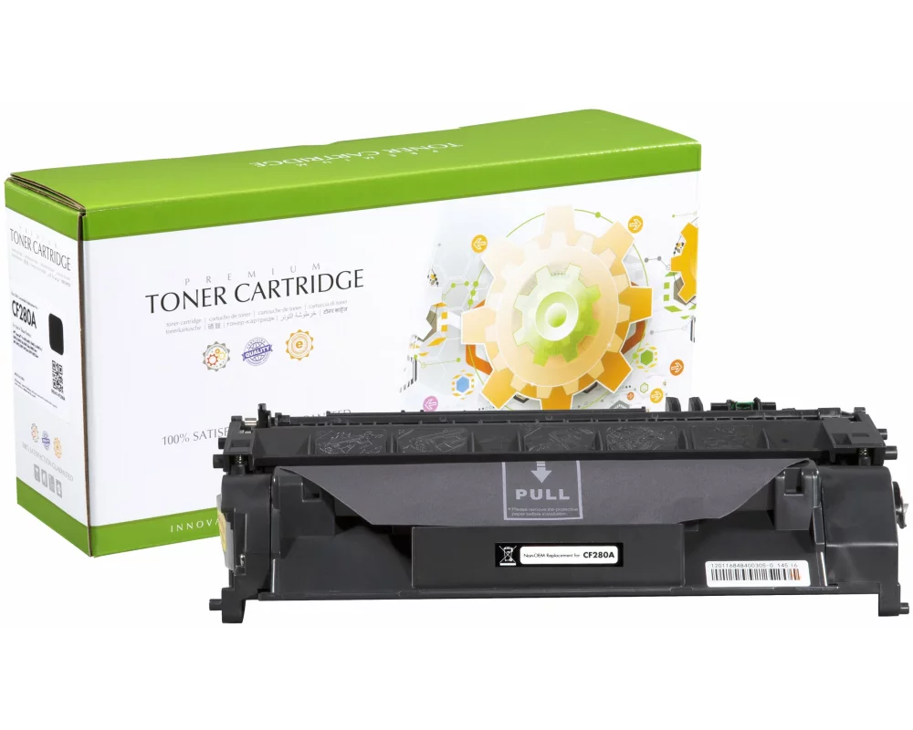 STATIC Toner cartridge compatible with HP CF280A black compatible 2.700 pages