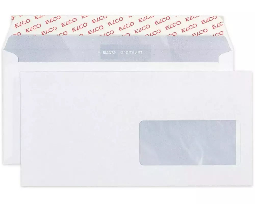 ELCO Couvert Office Box C5/6 mit Fenster rechts, 200 Stück