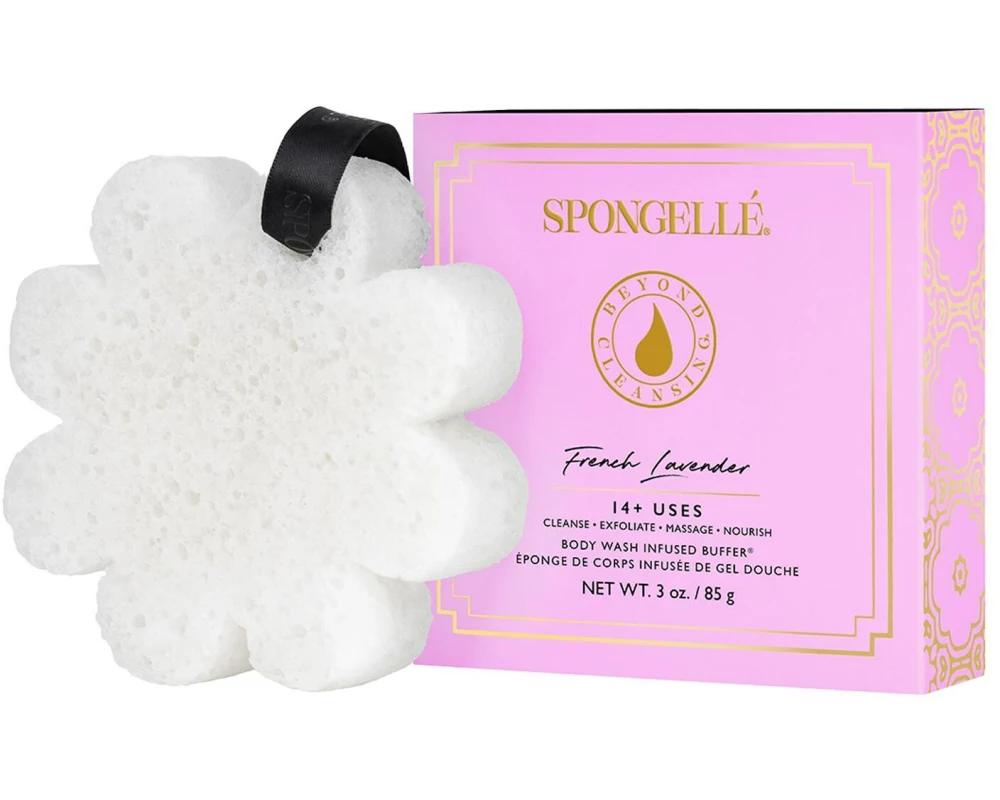SPONGELLÉ Badeschwamm Boxed Flower French Lavender 85 g
