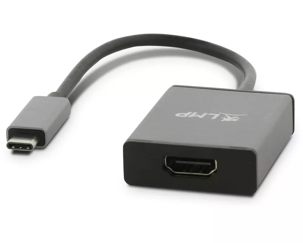 LMP Konverter USB-C – HDMI Spacegrau