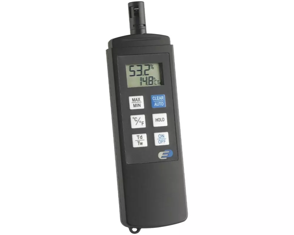 TFA Dostmann Thermo-/Hygrometer Digital Dewpoint Pro, Schwarz