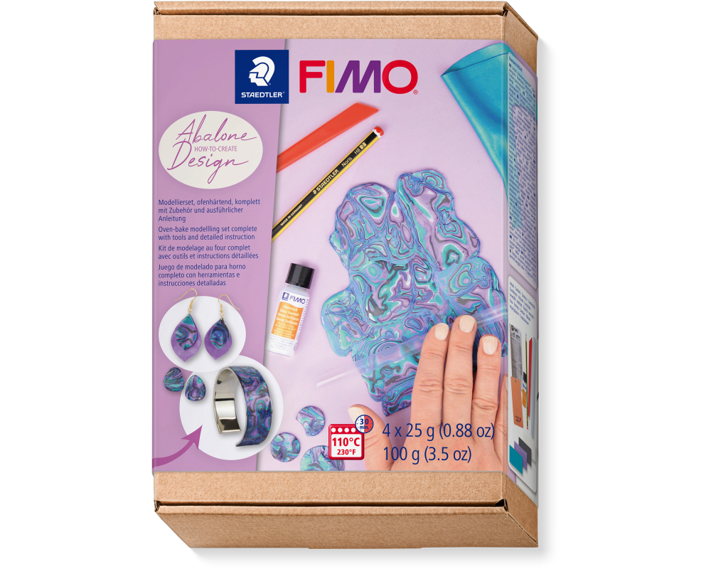 FIMO Modellierset 4x25g 8025HTC4 Abalone Design