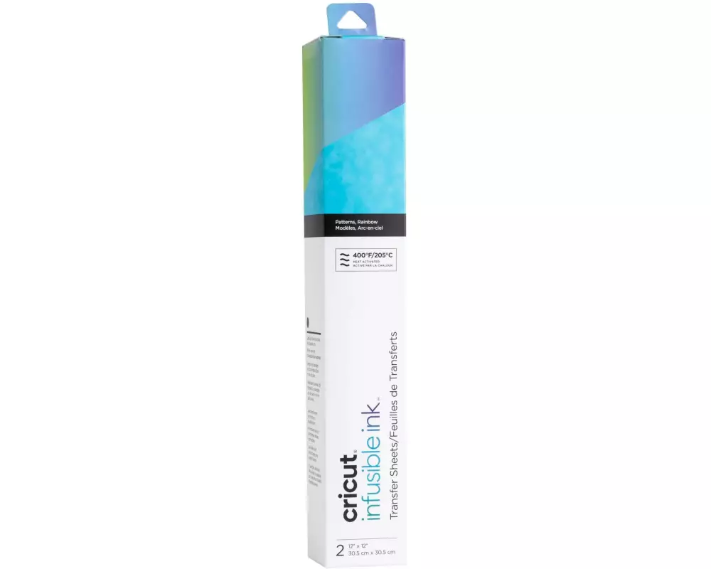 Cricut Aufbügelfolie Infusible Ink, 30.5 x 30.5 cm, 2 Stück