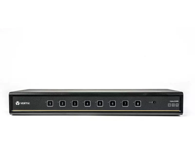Vertiv SC985DPH-400 Tastatur/Video/Maus (KVM)-Switch Rack-Einbau Schwarz