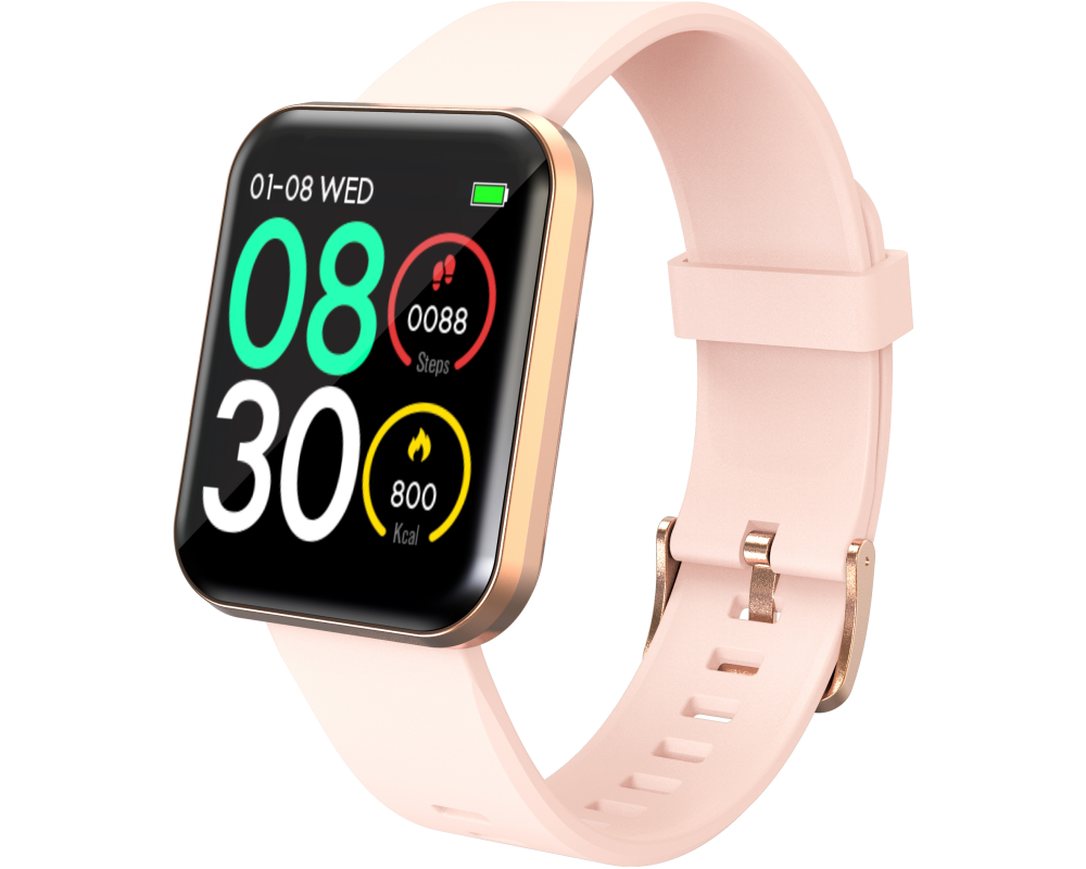 LENOVO Smartwatch E1 Pro pink/gold E1 PRO-GD